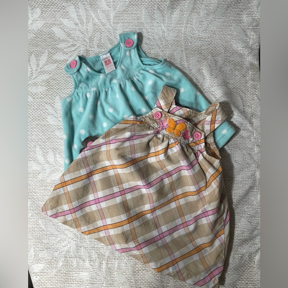 Carter's 3-6 month Baby 2 pack summer Sleeveless dress Casual